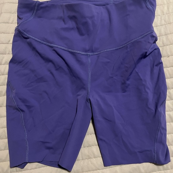 Lululemon Athletica Purple Bike Shorts High-Waisted Performance - Picture 2 of 2